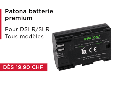 Batterie Patona pour SLR et DSLR